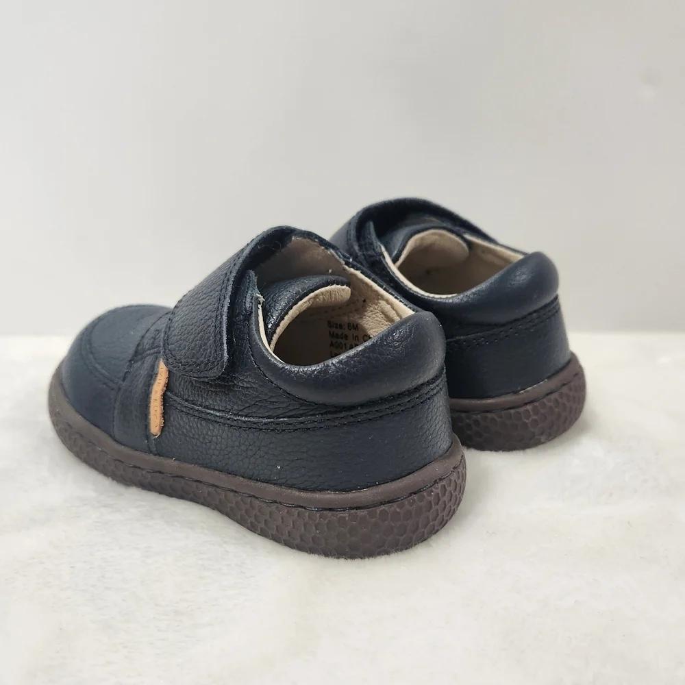 Livia & Luca Maverick Navy Blue Leather Boot Shoe Size 6M
